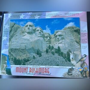 Mount Rushmore National Memorial Souvenir Puzzle